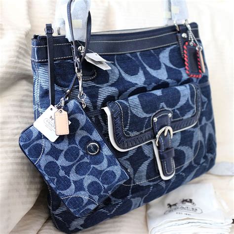 coach poppy handbags blue.